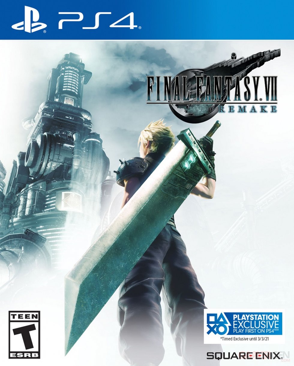 Final Fantasy VII Remake jaquette exclue temporaire image