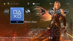 Final Fantasy VII Remake thème PS4 Sephiroth 13 03 2020