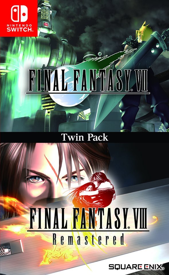 Final Fantasy VII VIII Remastered jaquette Switch edition physique image