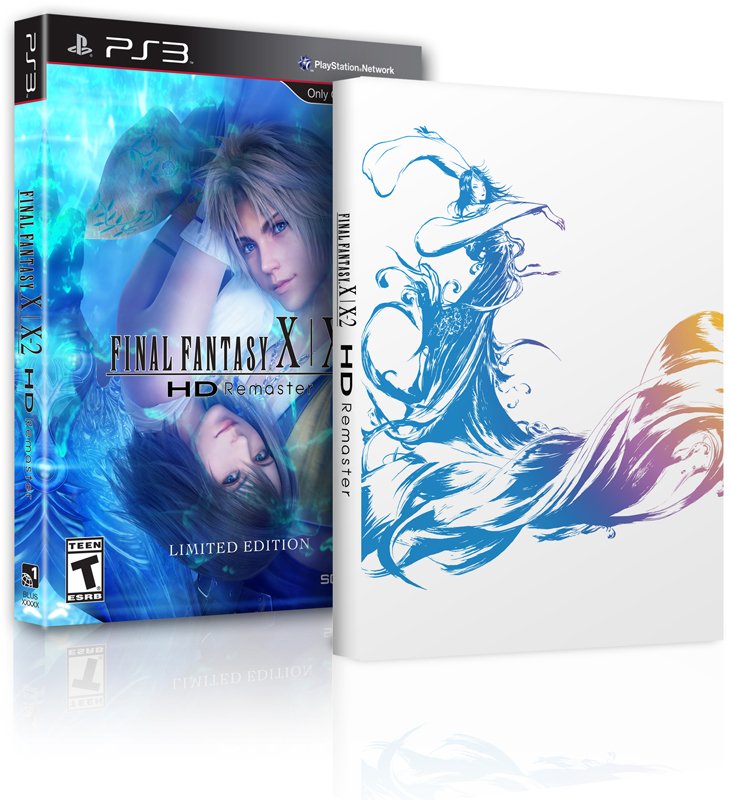 final fantasy X X-2 hd remastered angled limited_edition_art