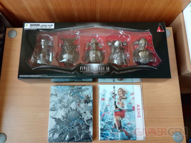 Final Fantasy XII FFXII The Zodiac Age collector unboxing déballage 14 16 07 2017