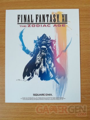 Final Fantasy XII FFXII The Zodiac Age collector unboxing déballage 22 16 07 2017