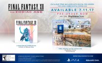 Final Fantasy XII The Zodiac Age bonus précommande PlayStation Store 11 03 2017