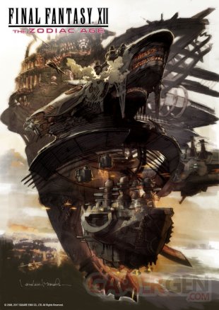 Final Fantasy XII The Zodiac Age jaquette réversible artwork