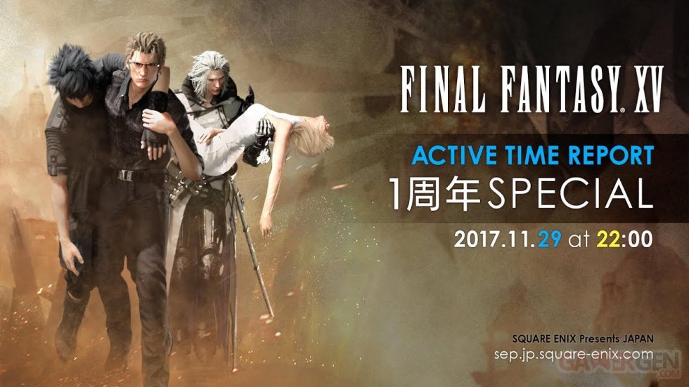 Final Fantasy XV Active Time Report