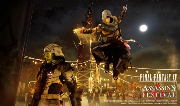 Final Fantasy XV Assassin's Creed Origins cross over 2