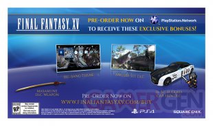 Final Fantasy XV bonus précommande 2