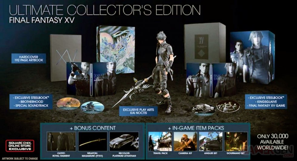 Final Fantasy XV edition collector ultimate deluxe (1)