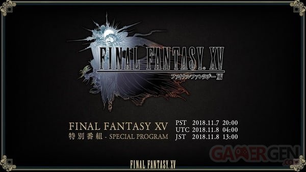 Final Fantasy XV Special Program