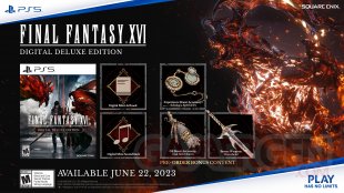 Final Fantasy XVI édition Deluxe numérique 09 12 2022