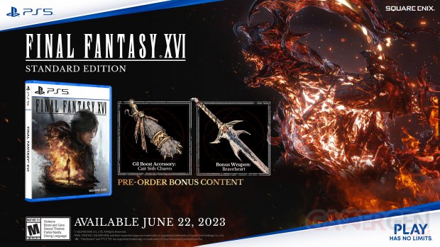 Final Fantasy XVI édition standard 09 12 2022