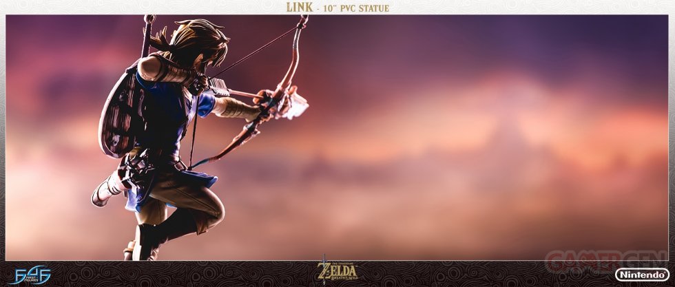 First 4 Figures Link Statue Figurine Zelda Breath Wild  (4)