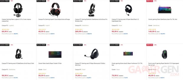 Fnac Black Friday 2024 Accessoires Gaming Gamer