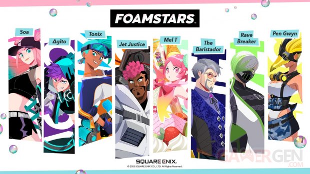 Foamstars Characters