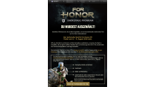 For Honor Alpha Allemand