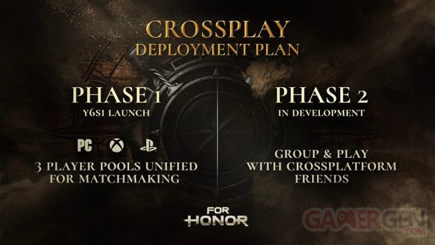For Honor cross play deployment plan