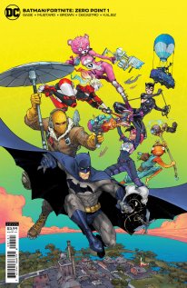 Fortnite Batman Zero Point comic cover back