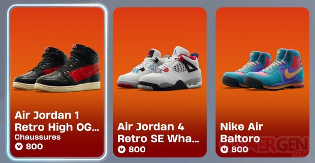 Fortnite chaussures 28 02 2025