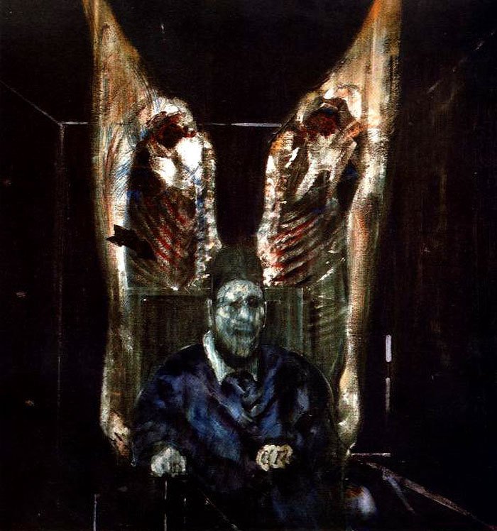 francis bacon figure with meat 1954