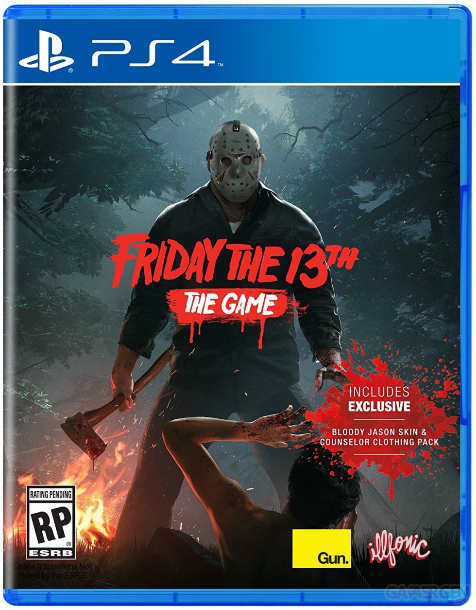 Friday the 13th The Game jaquette cover ps4 boite