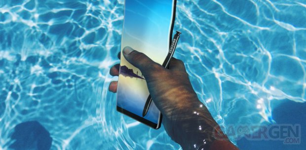 galaxy note8 water resistant