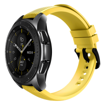 galaxy watch black 42mm yellow