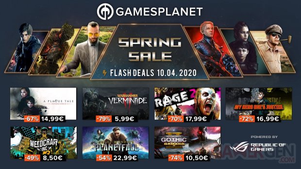 Gamesplanet Spring Sales 10 04 2020