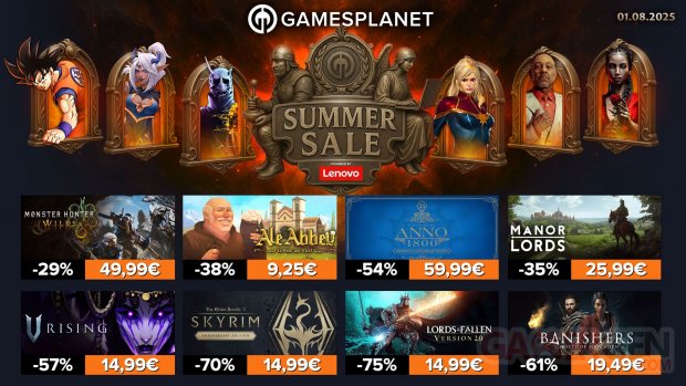 Gamesplanet Summer Sales 01 08 2025