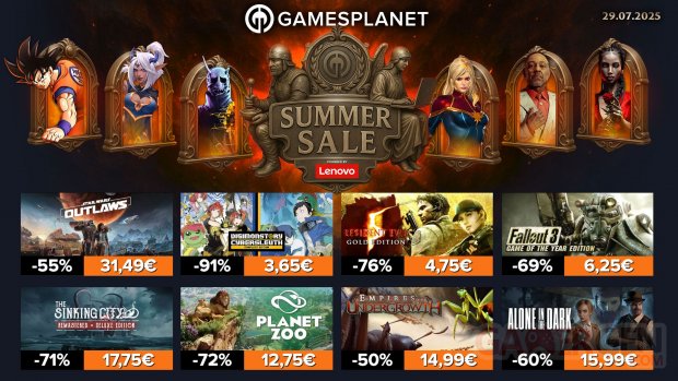 Gamesplanet Summer Sales 29 07 2025