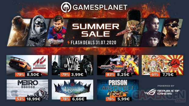 Gamesplanet Summer Sales 31 07 2020
