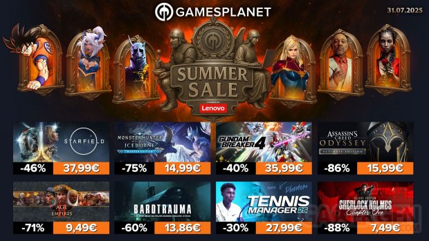 Gamesplanet Summer Sales 31 07 2025
