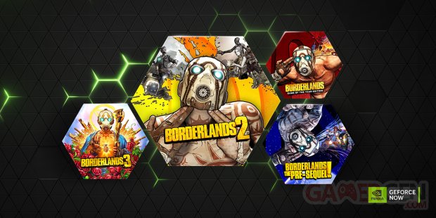 GeForce NOW Borderlands.