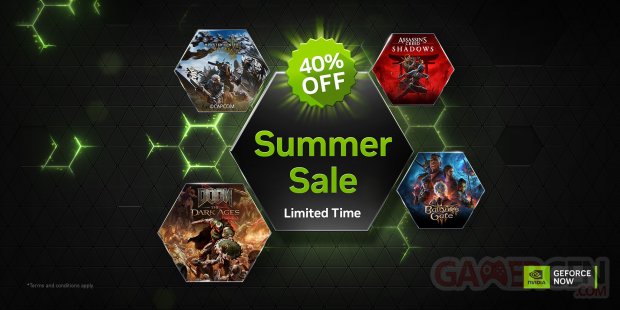 GeForce NOW Soldes Ete2025.