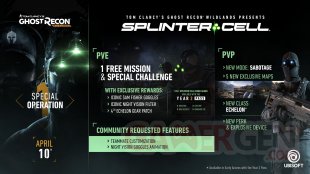 Ghost Recon Wildlands Special Operation 1 Splinter Cell contenu 09 04 2018