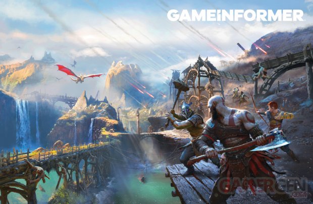 God of War Ragnarök artwork Game Informer 31 08 2022