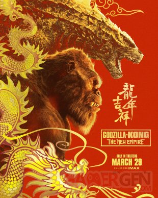 Godzilla x Kong Le Nouvel Empire affiche 02 15 02 2024