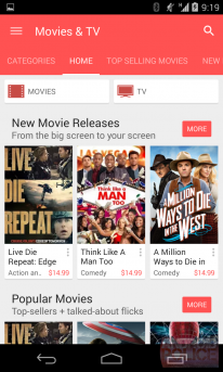 google play store 5 0 screenshot films tv