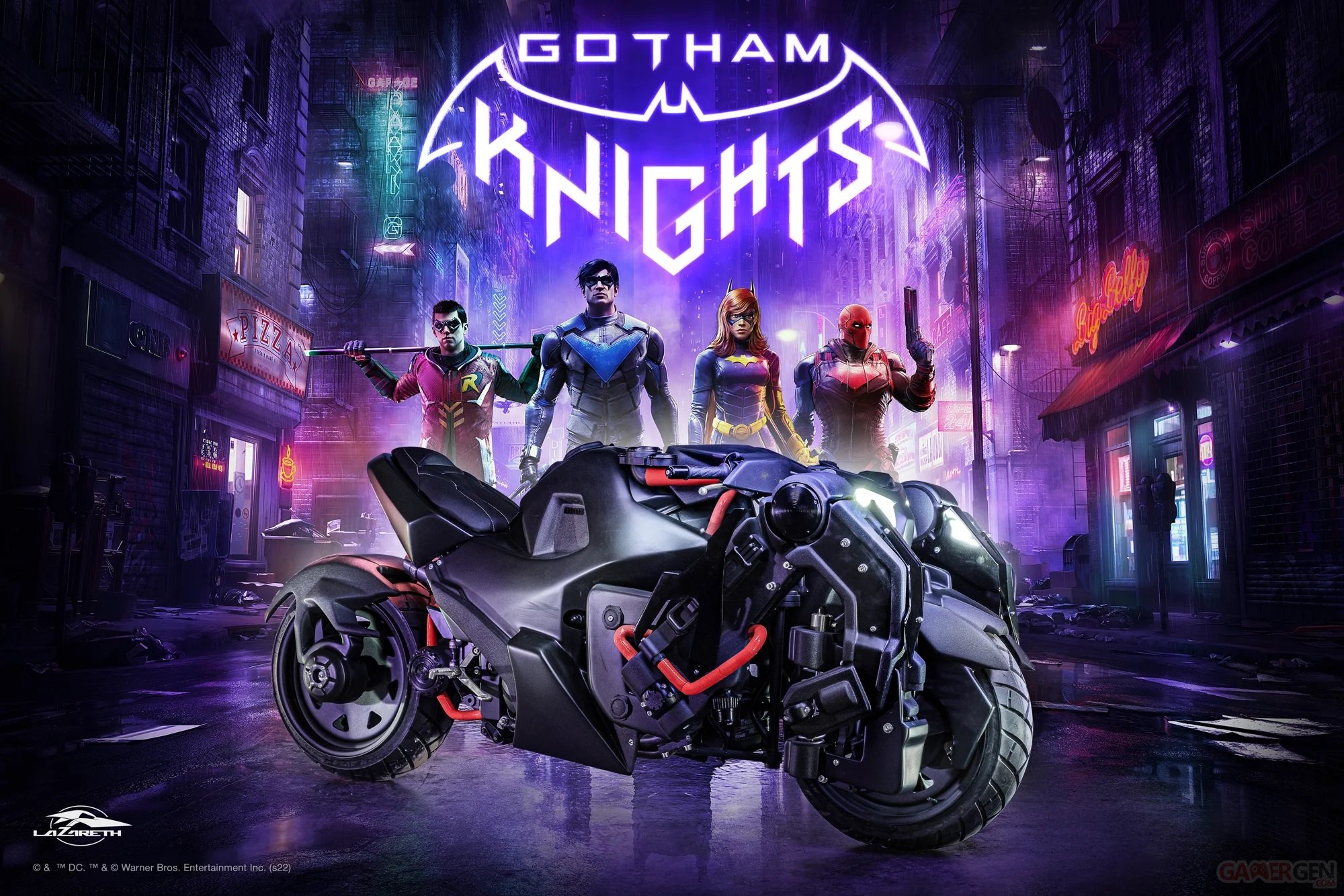 Gotham Knights : une moto Batcycle conçue par Lazareth sera exposée au  Mondial de l'Auto de Paris 