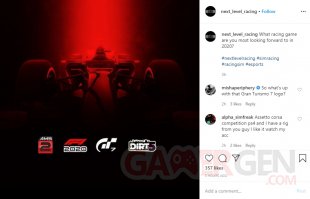 Gran Turismo 7 logo Next Level Racing Instagram 21 05 2020