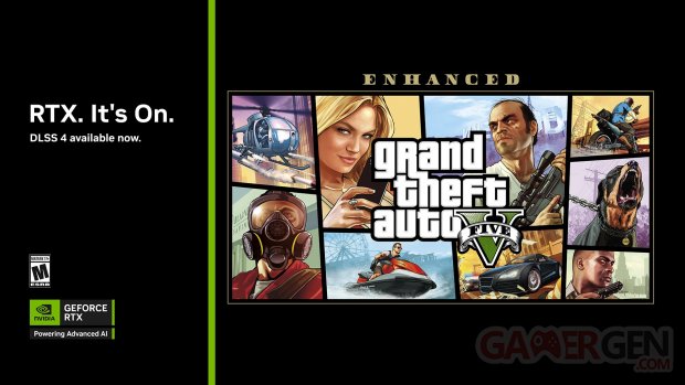Grand Theft Auto V GTA 5 Enchanced PC DLSS RTX NVIDIA.
