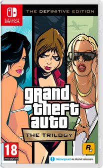 GTA Grand Theft Auto The Trilogy The Definitive Edition jaquette boite Switch