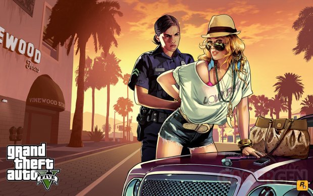 GTA Grand Theft Auto V key art 1