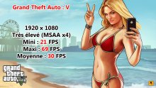 GTA V Grand Theft Auto 5 Benchmark MSI GS70 Stealth Pro Red Edition Test Note Avis Review GamerGen_Com