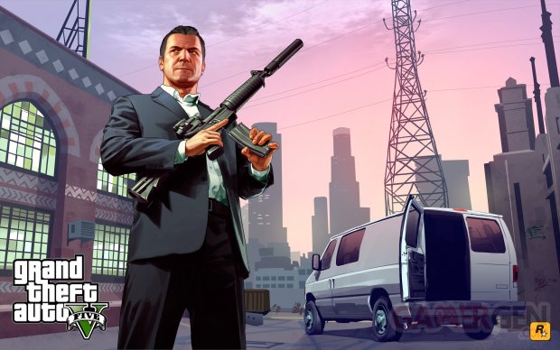 GTA V Grand Theft Auto V key art 1