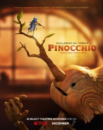 Guillermo del Toro's Pinocchio poster affiche head