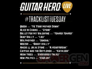 Guitar Hero Live 03 06 2015 tracklist tuesday