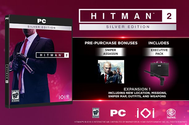 Hitman-2-précommande-Steam-édition-Silver-07-06-2018