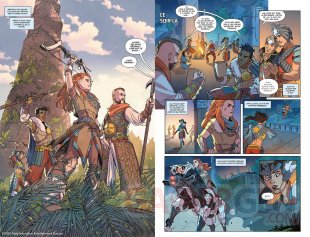 Horizon Zero Dawn comics Mana Books extrait 01 07 09 2021