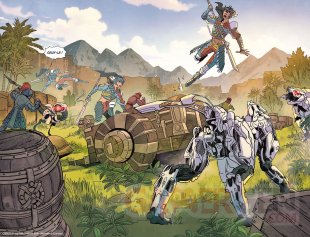 Horizon Zero Dawn comics Mana Books extrait 02 07 09 2021