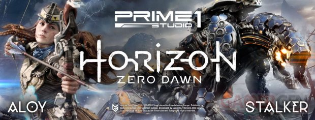 Horizon Zero Dawn Prime 1 Studio Stalker Aloy statuette bannière 28 06 2020